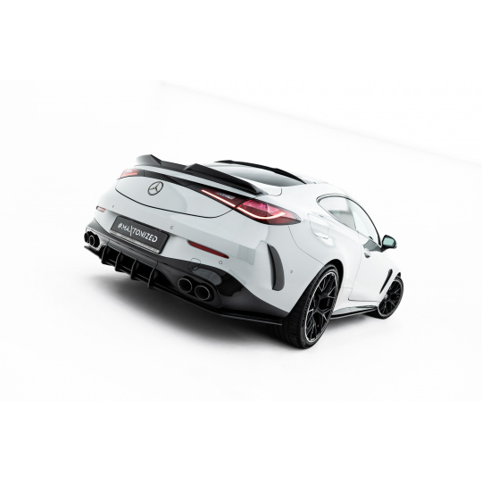 Maxton Design "Street Pro" difuzor zadního nárazníku pro Mercedes CLE C236 53 AMG Aero, plast ABS bez povrchové úpravy