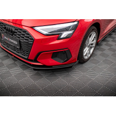 Maxton Design rohové spoilery pod přední nárazník pro Audi A3 8Y, černý lesklý plast ABS Maxton Design rohové spoilery pod přední nárazník pro Audi A3 8Y, černý lesklý plast ABS