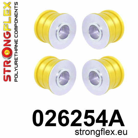 026254A: Strongflex Sada silentbloků předního nosníku varianta SPORT