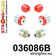 036086B: Strongflex Sada silentbloků předního zavěšení