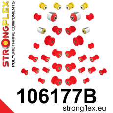 106177B: Strongflex Kompletní sada silentbloků pro zavěšení 106177B: Strongflex Kompletní sada silentbloků pro zavěšení