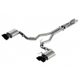 Borla Cat-Back výfukový systém "ATAK" pro Ford Mustang Shelby GT500 5,2l RWD 2-dvéř., r.v. 2020, s "active valve exhaust", typ koncovek: černé