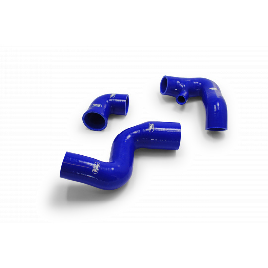 Samco Sport 3-dílná sada silikonových hadic pro vedení tlakového vzduchu pro Audi A4 B6 2000-2006 Turbo 1.8T, AVJ/AMB/BFB/BEX, barva: modrá