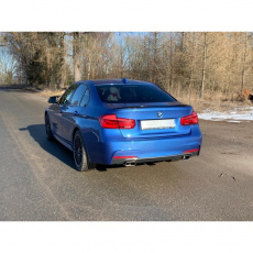 Fox Sportauspuff koncový tlumič výfuku s koncovkou 145x65 Typ 59 na obou stranách pro BMW řada 3 F30, F31 s motorem 2.0