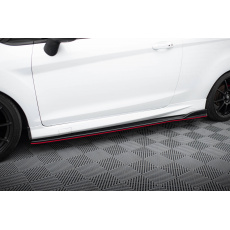 Maxton Design difuzory pod boční prahy ver.3 pro Ford Fiesta Mk7, černý lesklý plast ABS, ST-line Maxton Design difuzory pod boční prahy ver.3 pro Ford Fiesta Mk7, černý lesklý plast ABS, ST-line