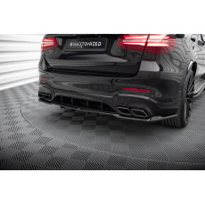 Maxton Design středový spoiler pod zadní nárazník s žebrováním v.2 pro Mercedes GLC SUV/X253 /63 AMG, černý lesklý plast ABS Maxton Design středový spoiler pod zadní nárazník s žebrováním v.2 pro Mercedes GLC SUV/X253 /63 AMG, černý lesklý plast ABS