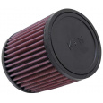 K&N univerzální kulatý filtr se vstupem 68 mm a výškou 127 mm, gumový vrchlík