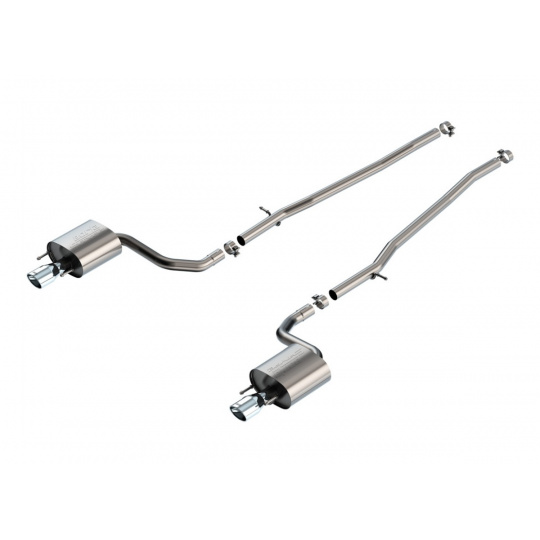 Borla Cat-Back výfukový systém "S-Type" pro Lexus IS200T 2.0L Turbo, automat, RWD/4WD, 4-dveř., r.v. 2016-2017