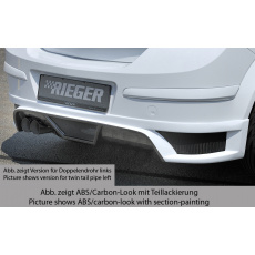 Rieger spoiler pod zadní nárazník pro Opel Astra H 5-dvéř., hatchback, notchback r.v. 03/04-, plast ABS bez povrchové úpravy, pro vozy s koncovkou vlevo