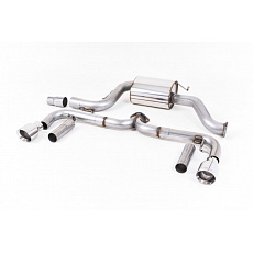 Milltek Sport výfukový systém cat-back bez rezonátoru (hlasitější) pro Volkswagen Beetle 2.0 TSI (A5 Chassis) 2011-2015, typ koncovek: GT-100 leštěné