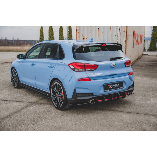 Maxton Design "Racing durability" zadní difuzor ver.2 pro Hyundai i30 N Mk3, plast ABS bez povrchové úpravy