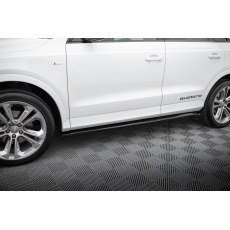Maxton Design difuzory pod boční prahy pro Audi Q3 8U, černý lesklý plast ABS, S-Line Maxton Design difuzory pod boční prahy pro Audi Q3 8U, černý lesklý plast ABS, S-Line