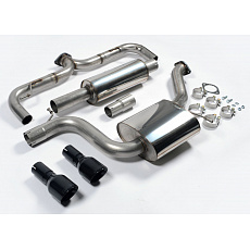 Milltek Sport výfukový systém cat-back hlasitější pro Volkswagen Golf MK7 GTi (vč. GTi Performance Pack, Clubsport/Clubsport S) 2013-2016, typ koncovek: GT-100 black