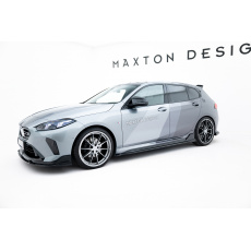 Maxton Design difuzory pod boční prahy ver.2 pro BMW řada 1 F70, černý lesklý plast ABS, M Performance