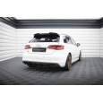 Maxton Design "Street Pro" difuzor zadního nárazníku pro Audi S3 8V, plast ABS bez povrchové úpravy, s černou a červenou linkou, Sportback / Hatchback