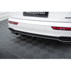 Maxton Design vložka zadního nárazníku pro Audi Q5 Mk2 S-Line, černý lesklý plast ABS Maxton Design vložka zadního nárazníku pro Audi Q5 Mk2 S-Line, černý lesklý plast ABS