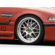 Rieger lem blatníku widebody II pro BMW řada 3 E36 kabriolet, kupé, sedan, GFK (laminát), mont. strana pravá