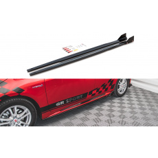 Maxton Design difuzory pod boční prahy s křidélky ver.1 pro Toyota Corolla XII GR Sports /Hatchback, Carbon-Look Maxton Design difuzory pod boční prahy s křidélky ver.1 pro Toyota Corolla XII GR Sports /Hatchback, Carbon-Look