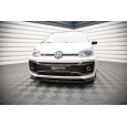 Maxton Design spoiler pod přední nárazník pro Volkswagen UP GTI, černý lesklý plast ABS