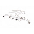 Milltek Sport Front Pipe-back Axle back - bez rezonátoru, bez klapek (Louder) pro Toyota Supra A90 Coupe 3.0 Turbo (USA/ROW bez OPF/GPF) - Auto/Manual 2019-2024, JET-115 karbonové koncovky