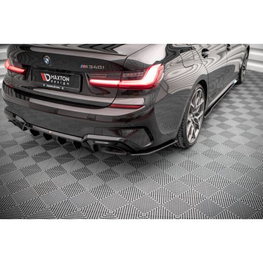 Maxton Design "Street Pro" boční difuzory pod zadní nárazník v.2 pro BMW řada 3 G20 M-Pack, G21 M-Pack, plast ABS bez povrchové úpravy