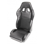 TA Technix sportovní sedačka sklopná - černá koženka, pravá