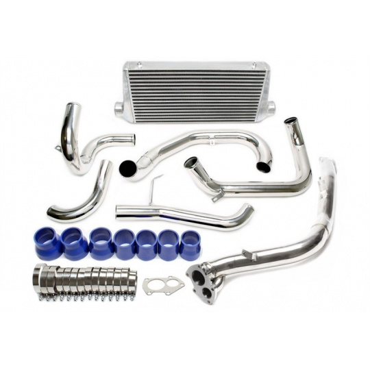 TA Technix intercooler + downpipe bez katalyzátoru Subaru Impreza STI + WRX (GD, GG, 01-07)