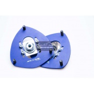 Nastavitelné horní uložení Silver Project pro Mitsubishi Lancer EVO 7/8/9 v modrém provedení