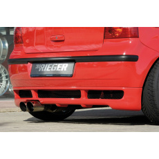 Rieger spoiler pod zadní nárazník pro Volkswagen Polo 5 9N 3-dvéř., 5-dvéř. po faceliftu r.v. 00/06-, 10/01-03, plast ABS bez povrchové úpravy