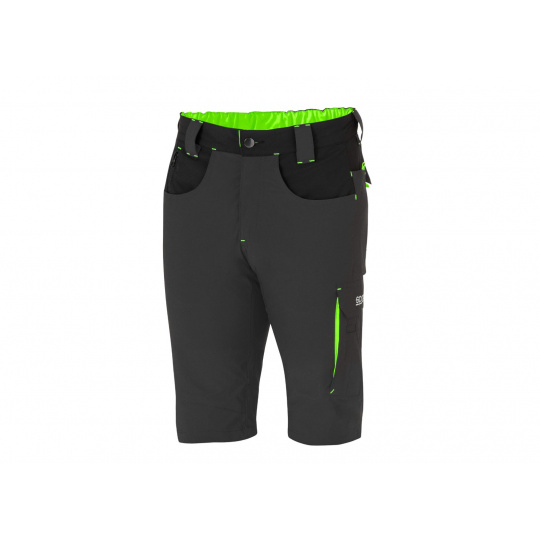 Sparco lehké technické kraťasy LAREDO, barva: šedo-zelená, velikost: XS