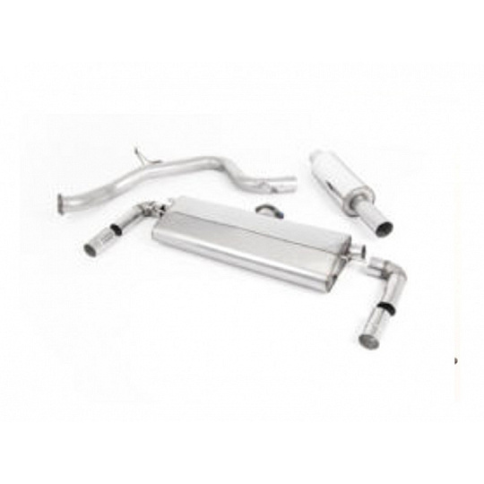 Milltek Sport výfukový systém cat-back s rezonátorem (použití originálních koncovek) pro Peugeot 308 GTI 270 (1.6T) bez OPF/GPF 2016-2019