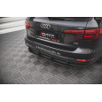 Maxton Design "Street Pro" difuzor zadního nárazníku pro Audi A4 B9, plast ABS bez povrchové úpravy