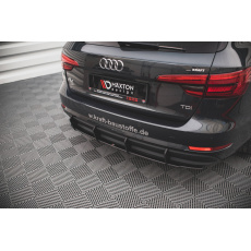 Maxton Design "Street Pro" difuzor zadního nárazníku pro Audi A4 B9, plast ABS bez povrchové úpravy