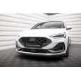 Maxton Design spoiler pod přední nárazník ver.4 pro Ford Focus, Focus ST Mk4, černý lesklý plast ABS