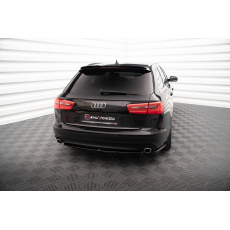 Maxton Design boční difuzory pod zadní nárazník ver.2 pro Audi A6 C7, černý lesklý plast ABS, Sedan / Avant