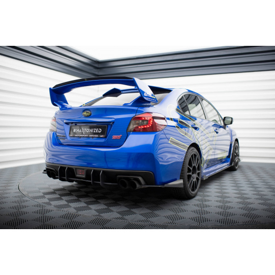 Maxton Design "Street Pro" difuzor zadního nárazníku pro Subaru Wrx STI Mk1, STI Mk1 Facelift, plast ABS bez povrchové úpravy