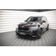 Maxton Design spoiler pod přední nárazník pro BMW X5 M F15, černý lesklý plast ABS