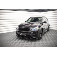 Maxton Design spoiler pod přední nárazník pro BMW X5 M F15, černý lesklý plast ABS