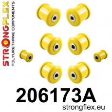 206173A: Strongflex Sada silentbloků zadního zavěšení varianta SPORT 206173A: Strongflex Sada silentbloků zadního zavěšení varianta SPORT