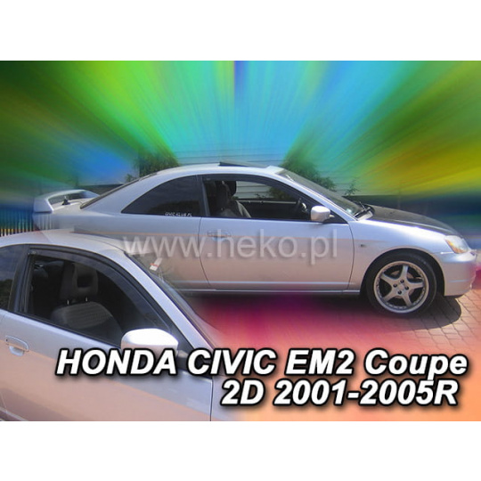 HEKO ofuky oken Honda Civic VII coupé EM2 2dv (2001-2005) přední