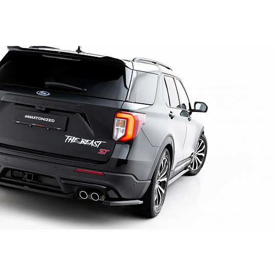 Maxton Design boční difuzory pod zadní nárazník pro Ford Explorer ST Mk6, černý lesklý plast ABS Maxton Design boční difuzory pod zadní nárazník pro Ford Explorer ST Mk6, černý lesklý plast ABS