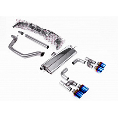 Milltek Sport výfukový systém OPF/GPF Back Golf R Style - Road+ pro Volkswagen Golf Mk8 GTi (Golf R Style Quad Outlet - 245ps s OPF/GPF) 2020-2024, typ koncovek: GT-115 titanově modré Milltek Sport výfukový systém OPF/GPF Back Golf R Style - Road+ pro Volkswagen Golf Mk8 GTi (Golf R Style Quad Outlet - 245ps s OPF/GPF) 2020-2024, typ koncovek: GT-115 titanově modré