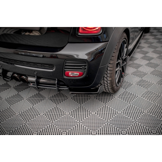 Maxton Design boční difuzory pod zadní nárazník ver.2 pro Mini Cooper R56 JCW, černý lesklý plast ABS