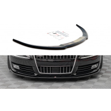 Maxton Design spoiler pod přední nárazník pro Audi S8 D3, černý lesklý plast ABS