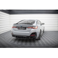 Maxton Design "Street Pro" difuzor zadního nárazníku pro BMW řada 4 G26 /M440i, plast ABS bez povrchové úpravy, s červenou linkou