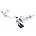 Milltek Sport výfukový systém cat-back 3" Race System bez rezonátoru (hlasitější) pro Volkswagen Golf Mk5 GTi 2.0T FSI 2004-2009, typ koncovek: GT-100 černé
