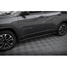 Maxton Design difuzory pod boční prahy pro Jeep Compass Mk2 Facelift Limited, černý lesklý plast ABS Maxton Design difuzory pod boční prahy pro Jeep Compass Mk2 Facelift Limited, černý lesklý plast ABS