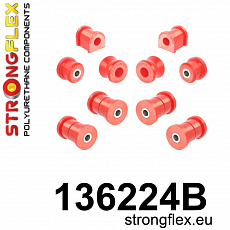 136224B: Strongflex Sada silentbloků zadního zavěšení 136224B: Strongflex Sada silentbloků zadního zavěšení