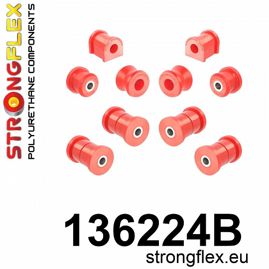 136224B: Strongflex Sada silentbloků zadního zavěšení 136224B: Strongflex Sada silentbloků zadního zavěšení