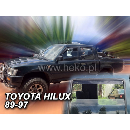 HEKO ofuky oken Toyota  Hilux V 4dv (1989-1997) přední + zadní
